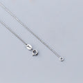 White Gold Minimal Chain
