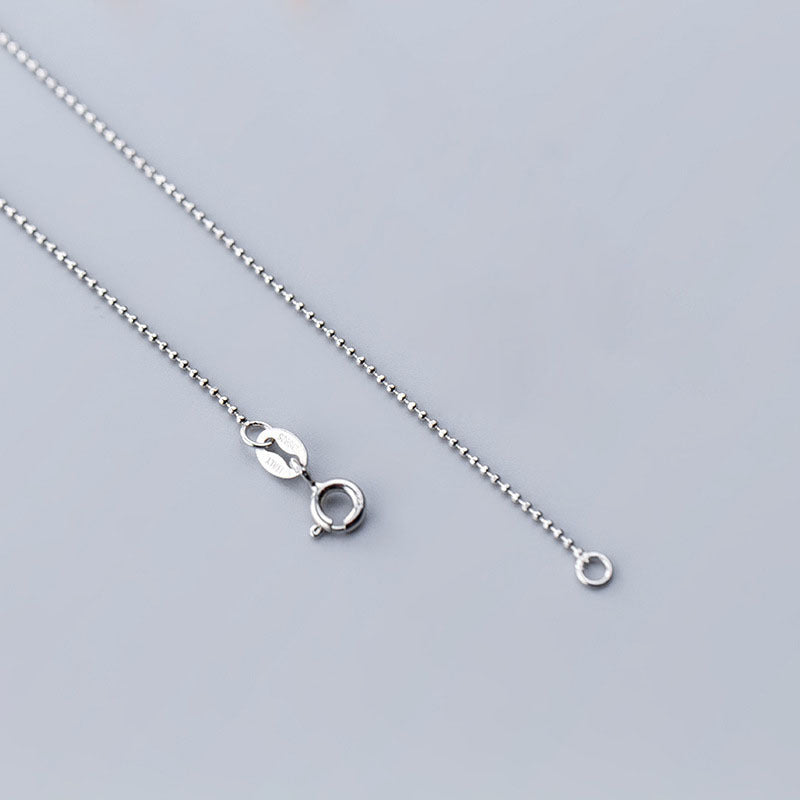 White Gold Minimal Chain