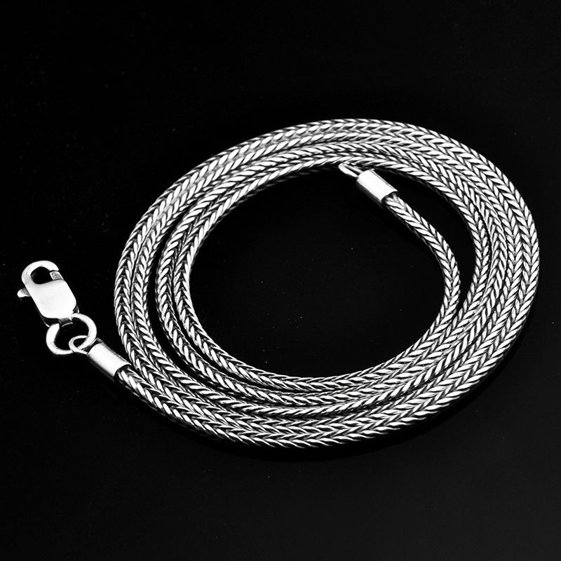 92.5% Pure Silver Legacy Fox Tail Chain