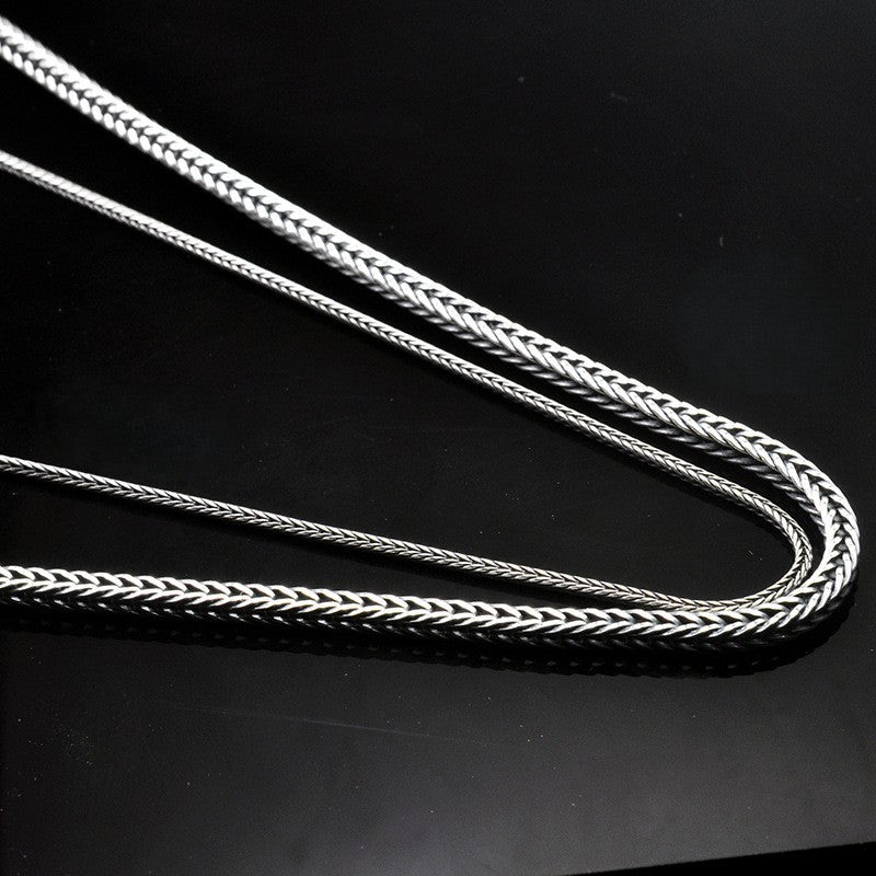 92.5% Pure Silver Legacy Fox Tail Chain – DRIP