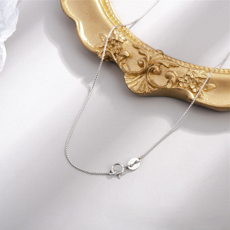 White Gold Box Chain