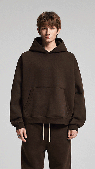 Urban Boxy Coffee Hoodie
