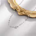 White Gold Lip Chain