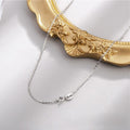 White Gold Calendered Chain