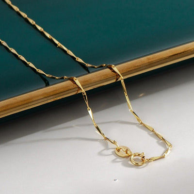 Silver Classic Melon Chain