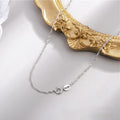 White Gold Water Wave Chain
