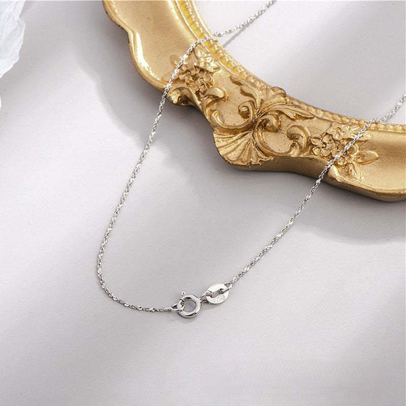 White Gold Stars Chain