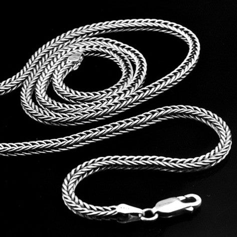92.5% Pure Silver Legacy Fox Tail Chain