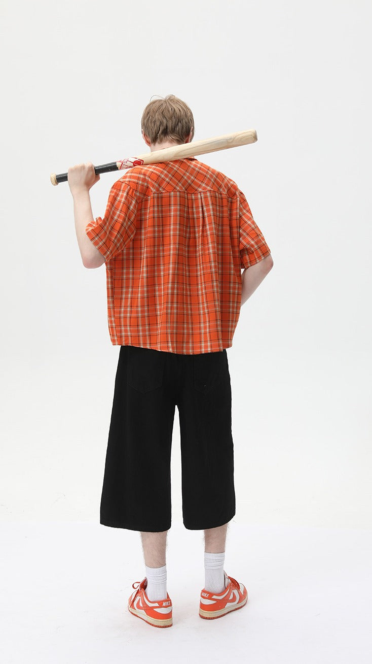 Sunset Pulse Plaid Shirt