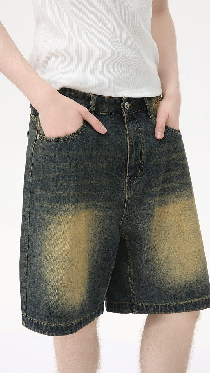Heritage Fade Denim Shorts