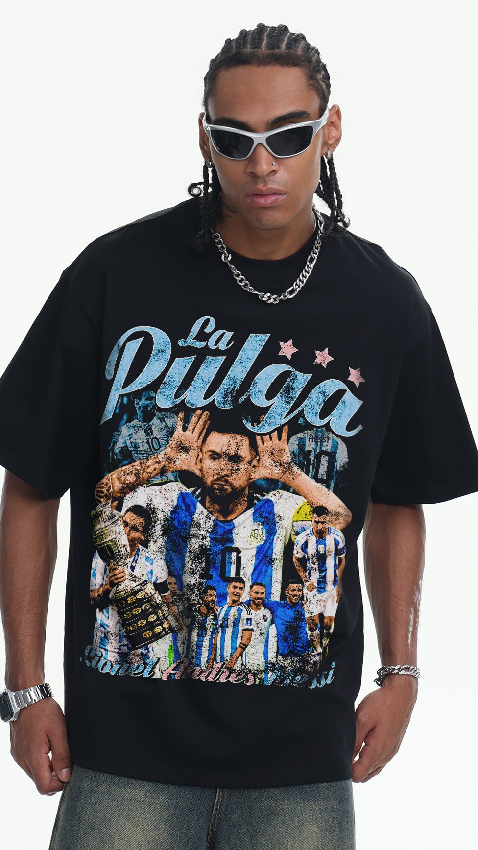 Messi Vintage Wash Tee