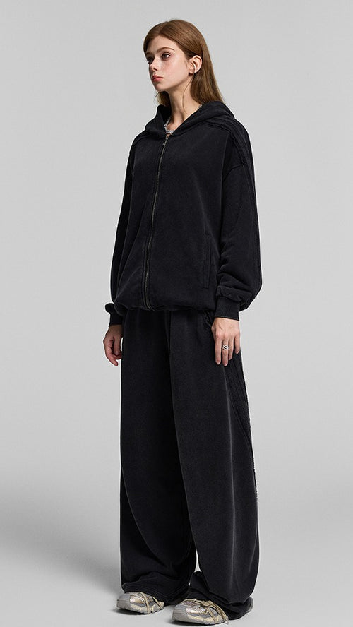 Dark Zip Urban Hoodie