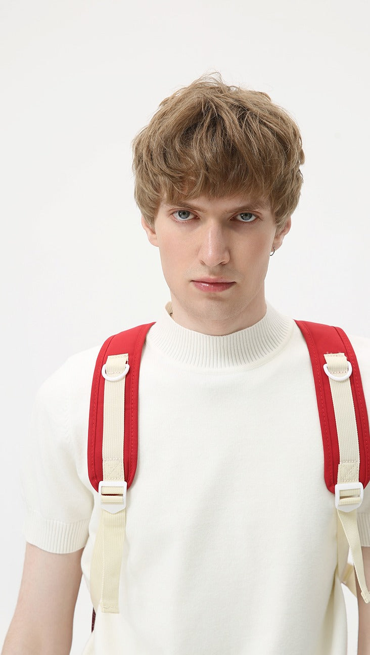 Heritage Crest Mockneck Tee