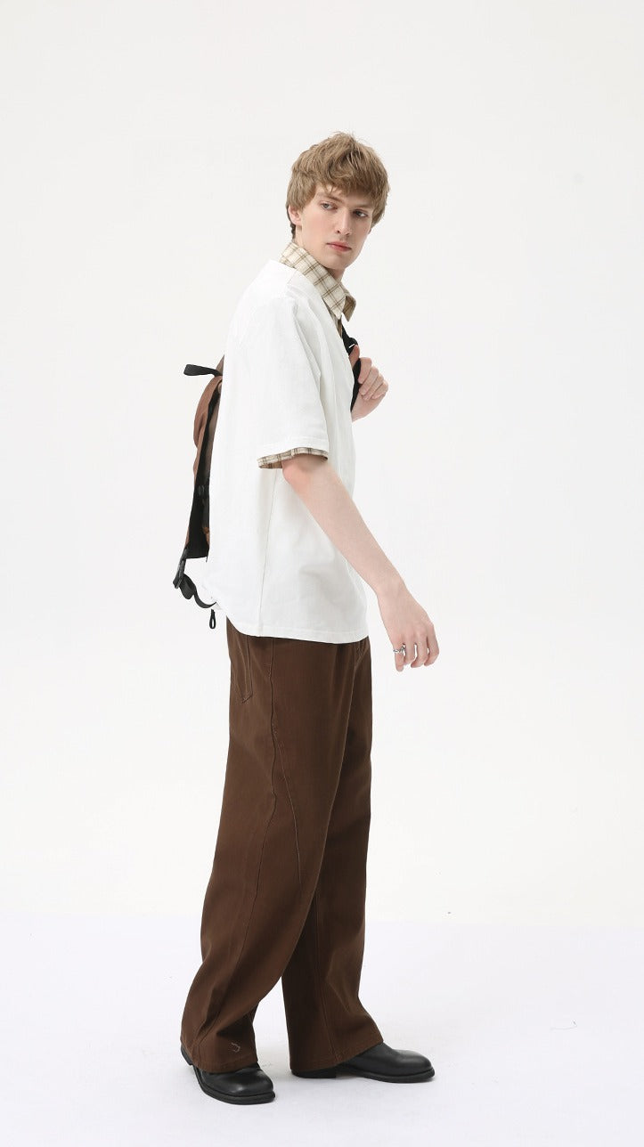 Premium - Seoul Edge Layered V Tee