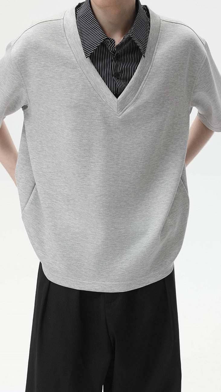 Campus Revival V-Neck Tee