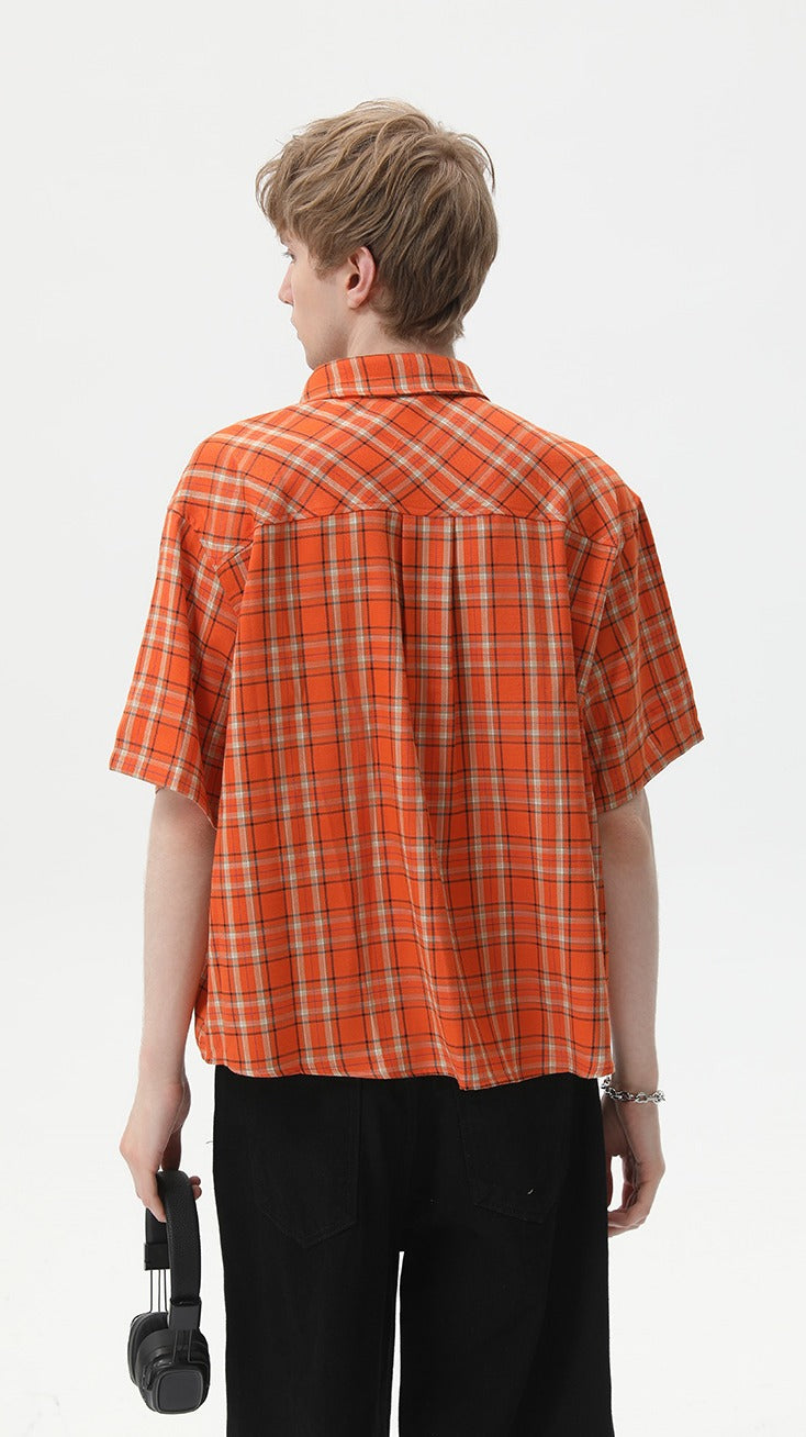 Sunset Pulse Plaid Shirt