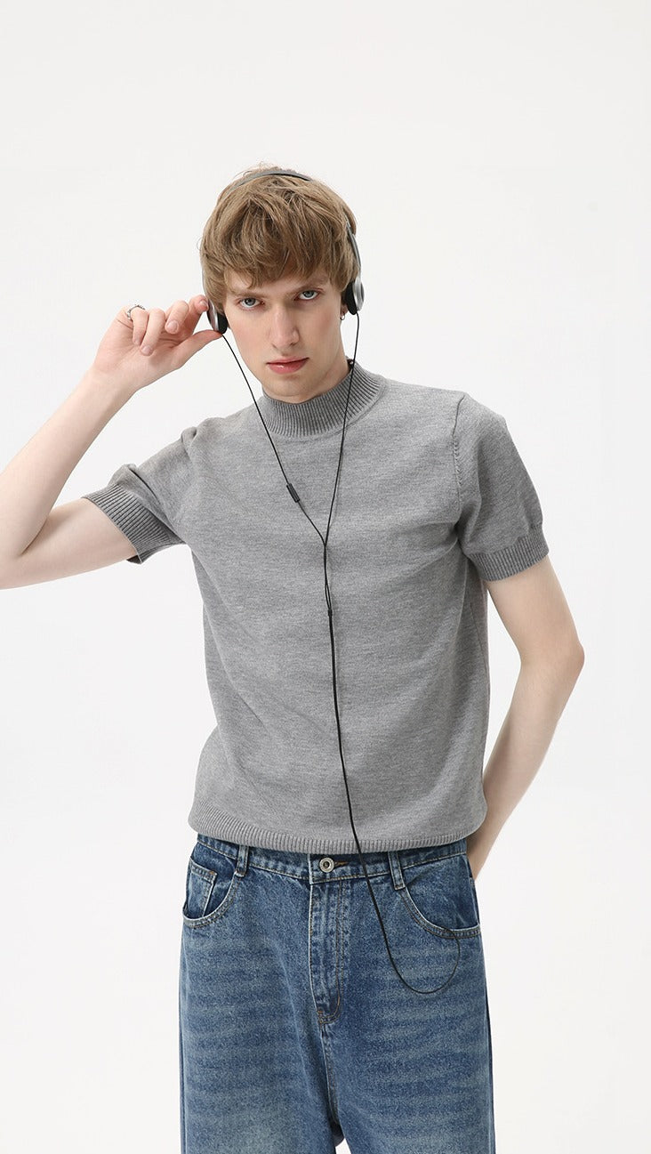 Heritage Crest Mockneck Tee