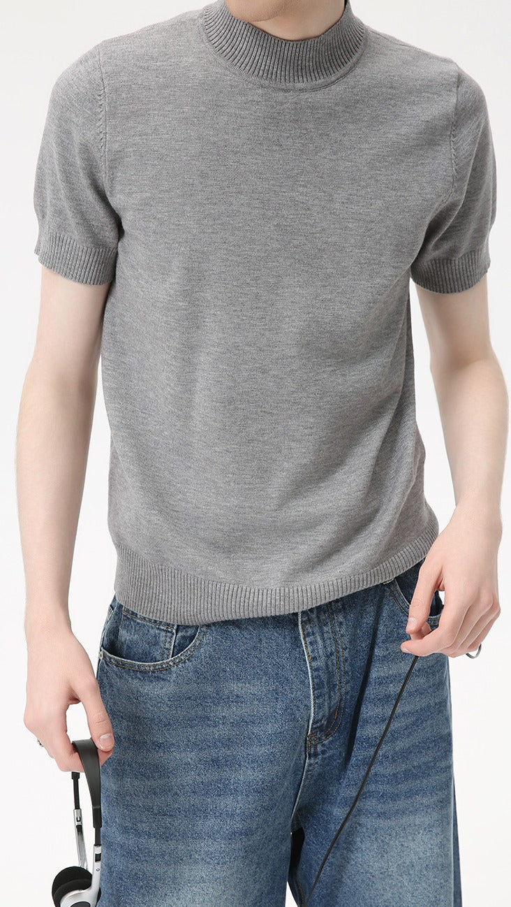 Heritage Crest Mockneck Tee