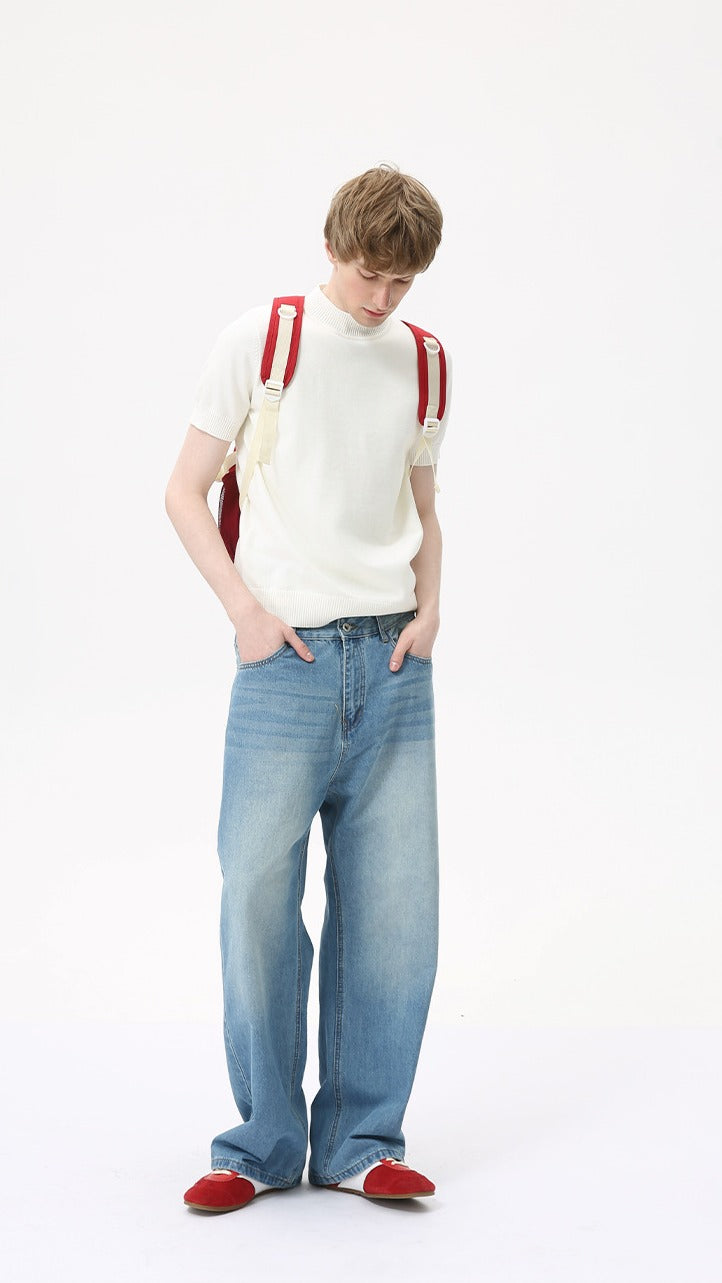 Heritage Street Wide-Leg Jeans