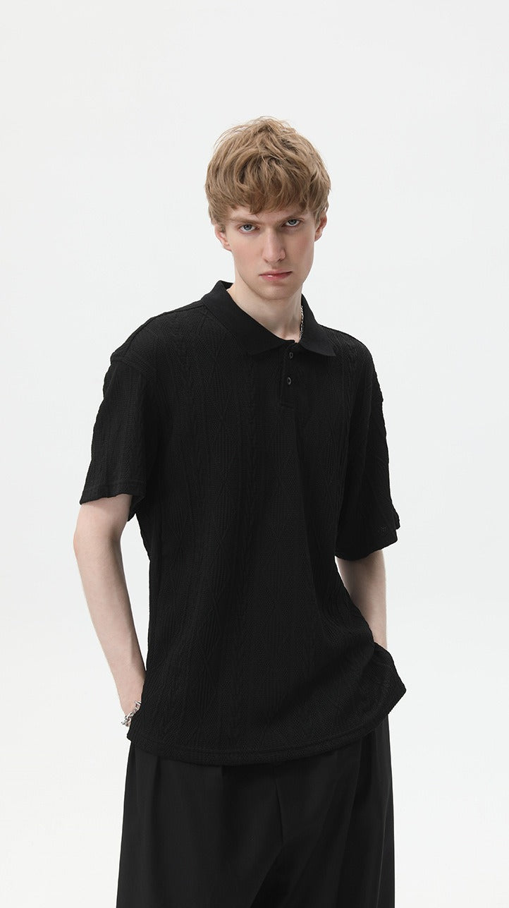 Softform Knit Polo Tee