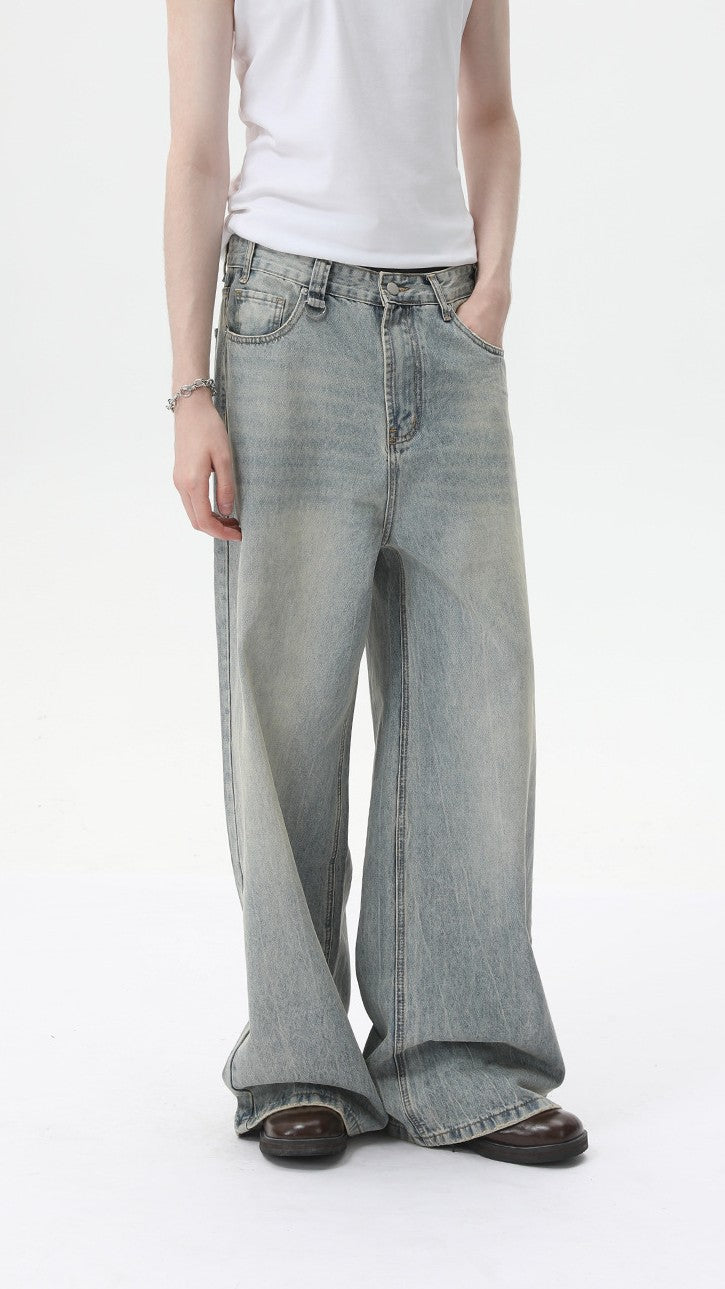 Ironfade Wide-Leg Denim