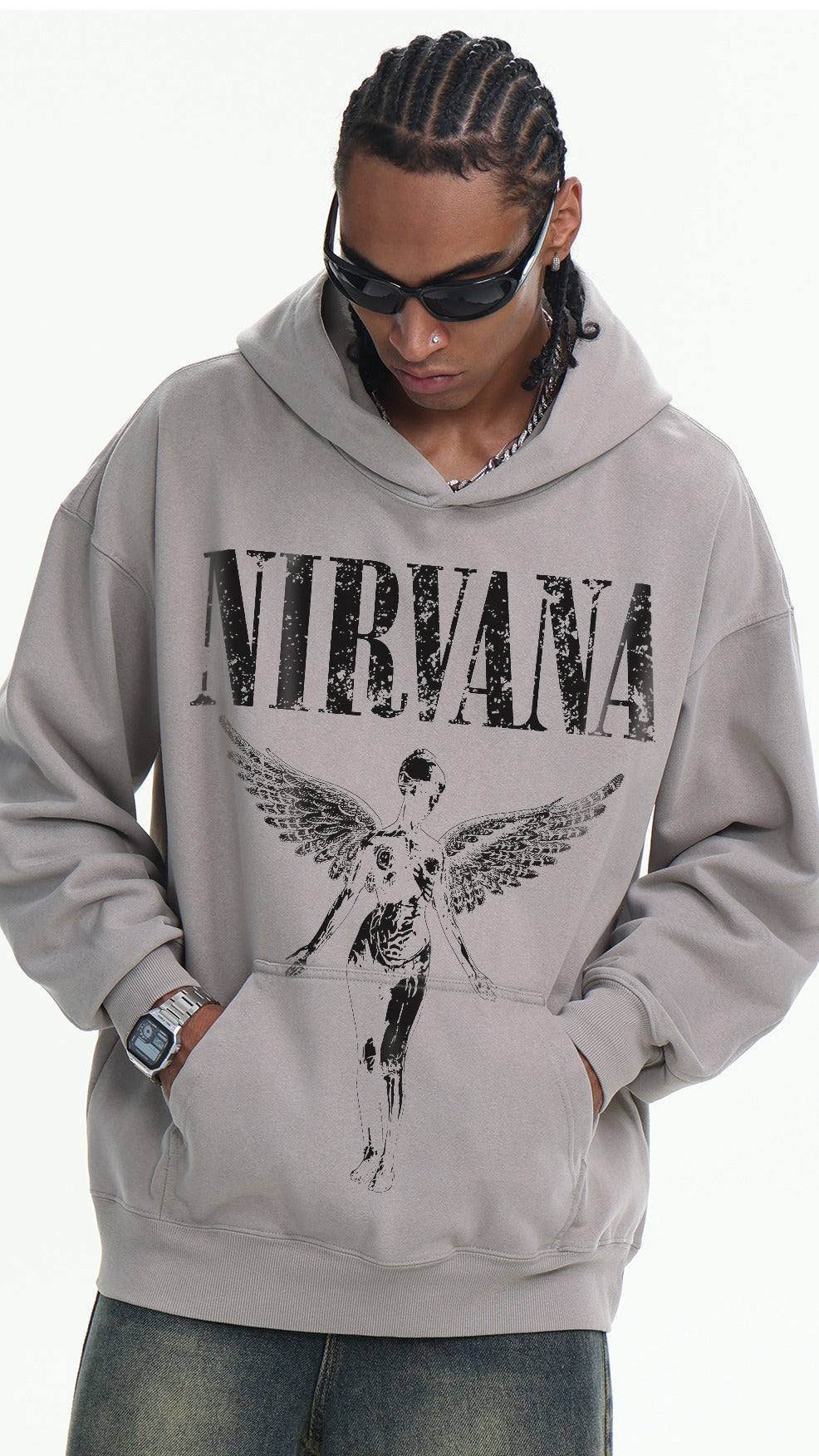 Nirvana Vintage Hoodie – DRIP