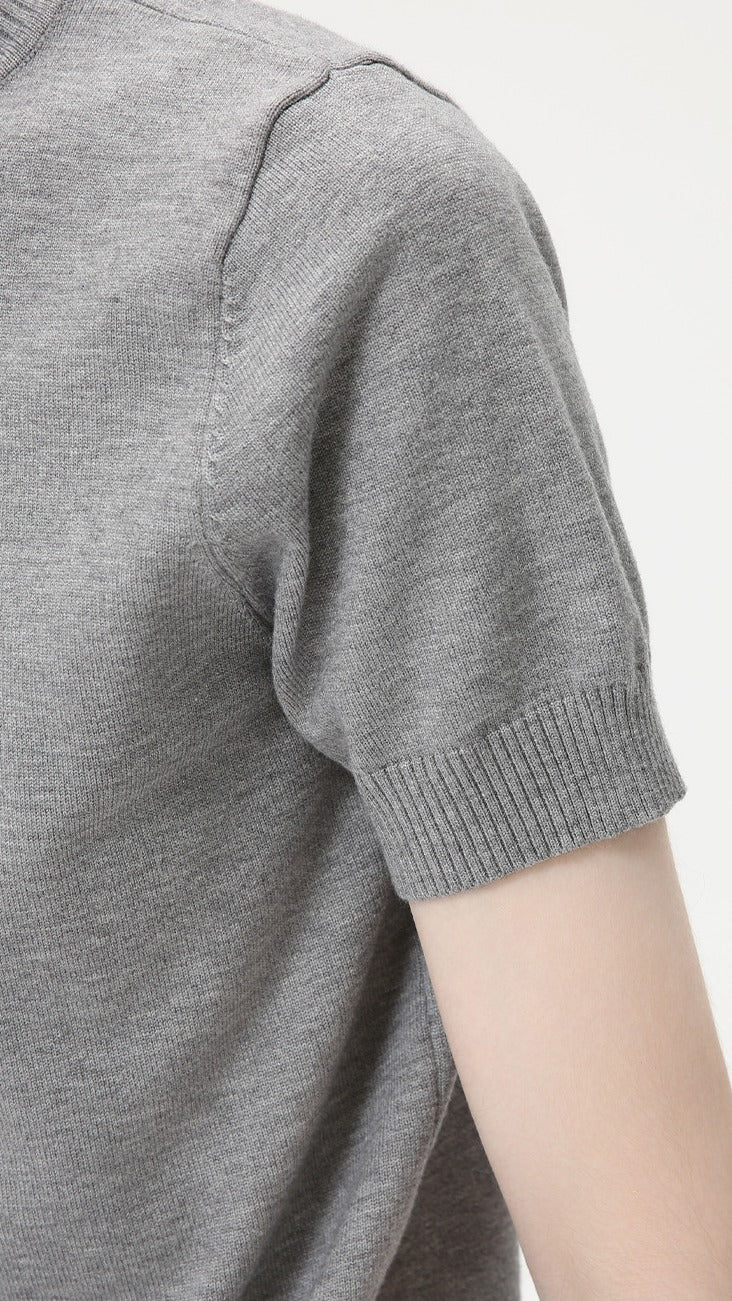 Heritage Crest Mockneck Tee