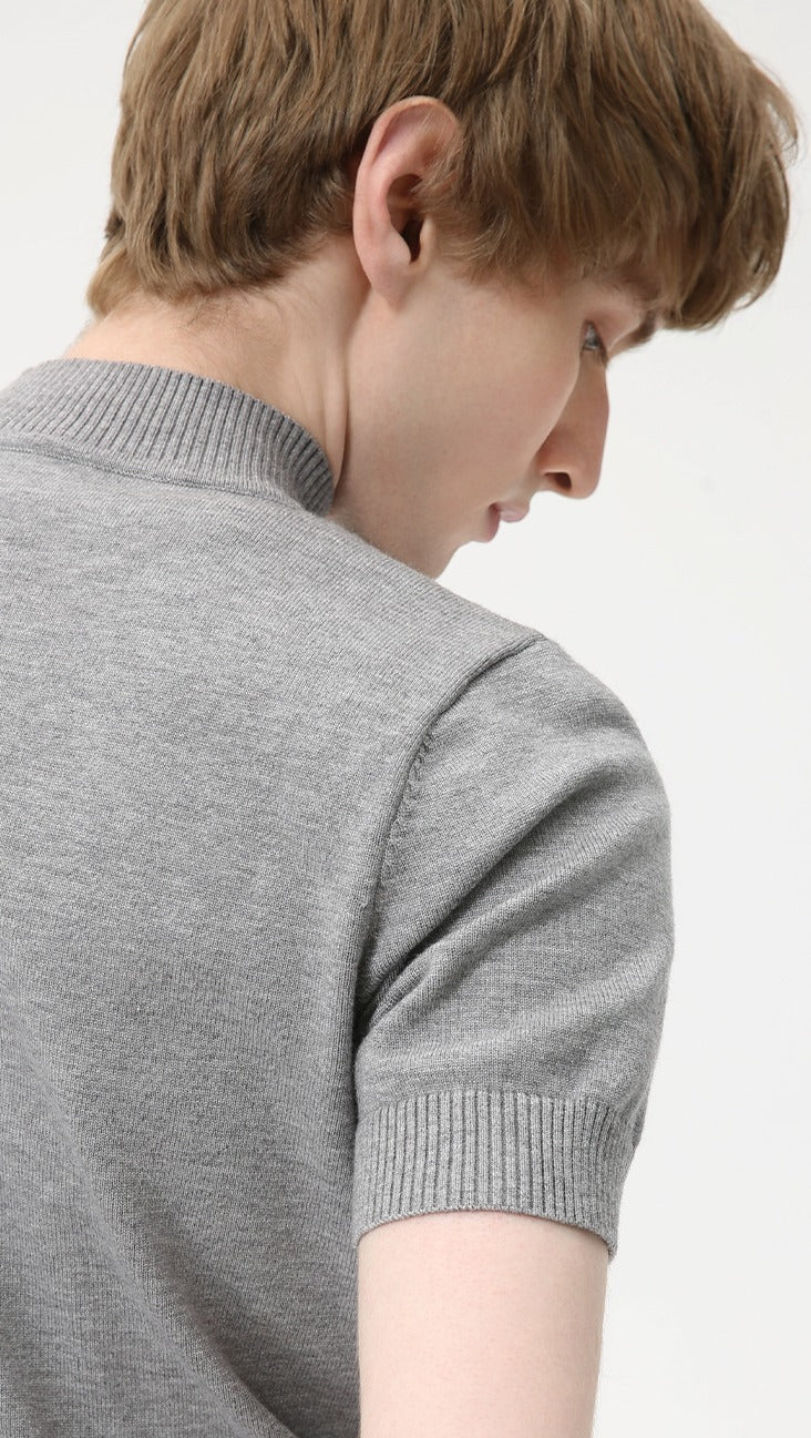 Heritage Crest Mockneck Tee