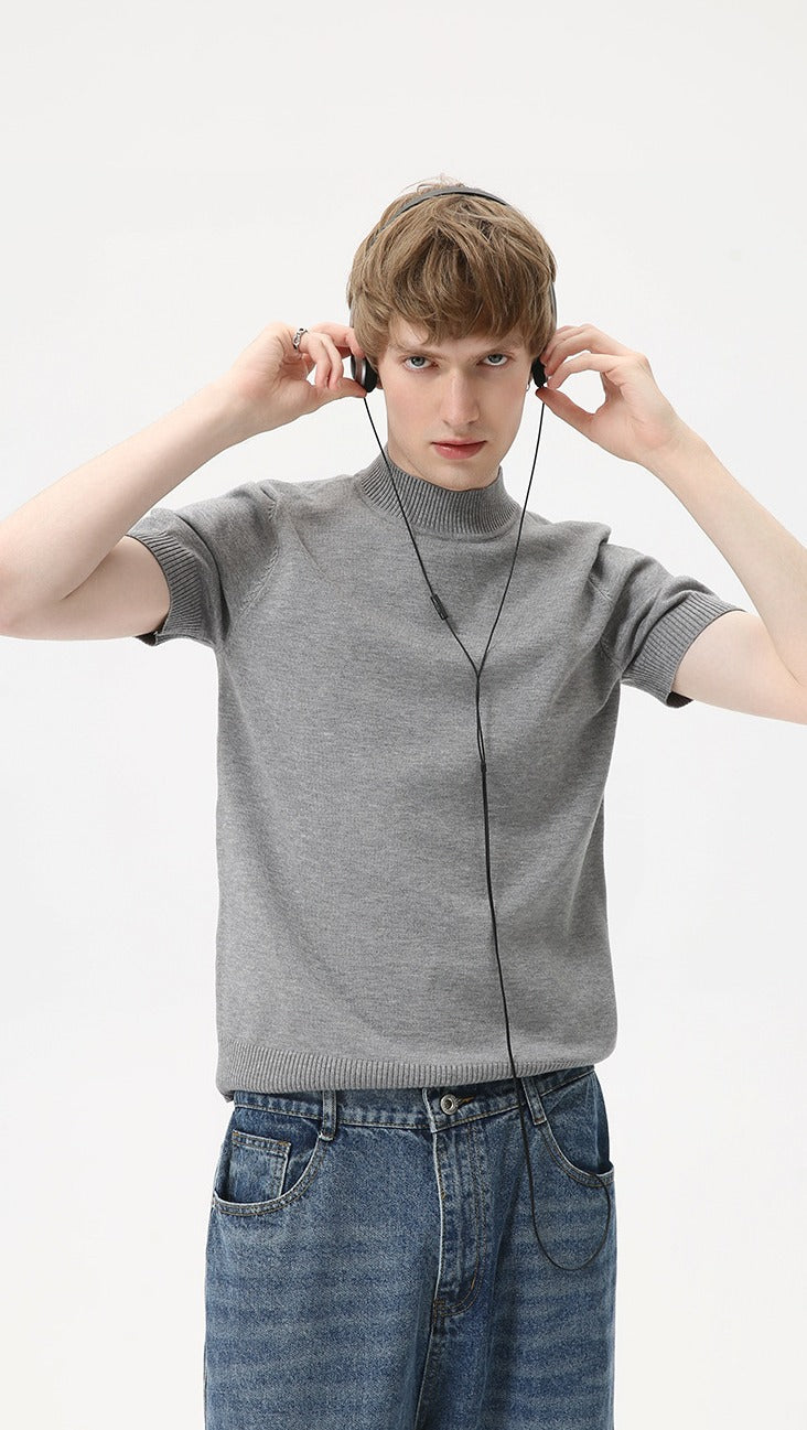 Heritage Crest Mockneck Tee