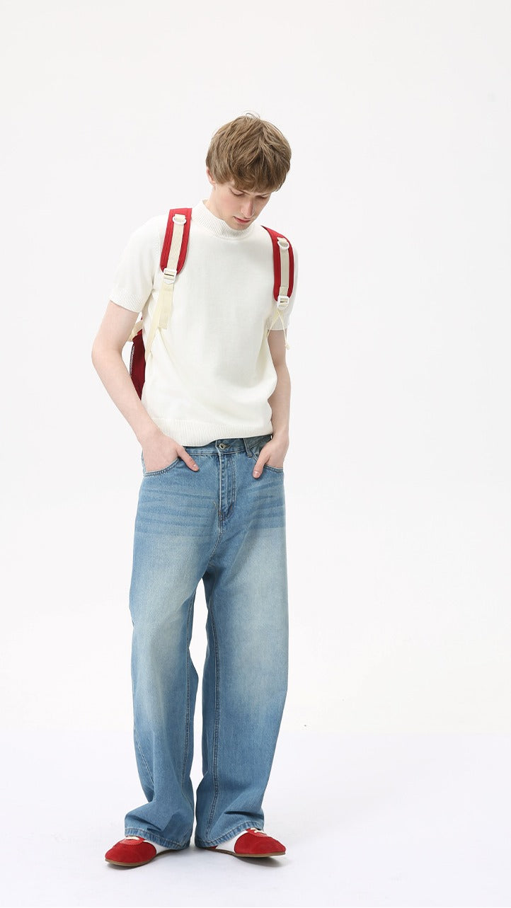 Heritage Street Wide-Leg Jeans