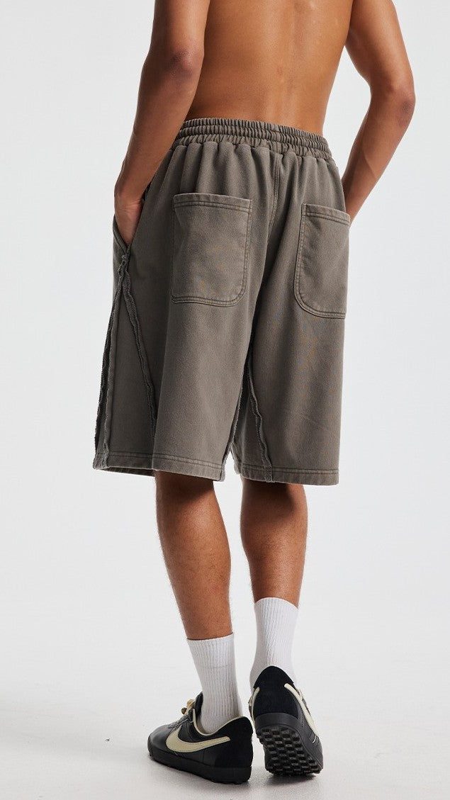 Rivet Wash Stitch Shorts