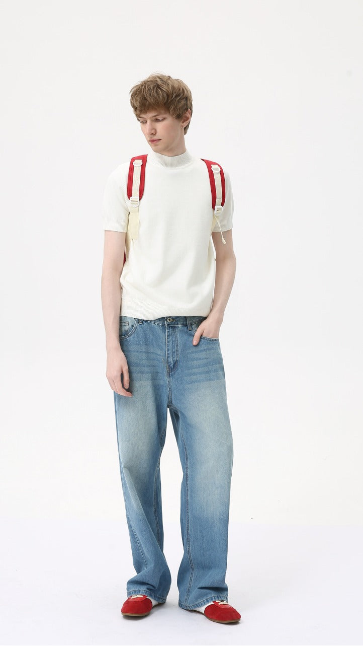 Heritage Street Wide-Leg Jeans