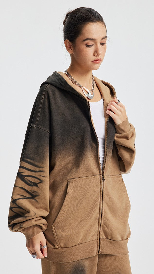 Fade Zip Hoodie