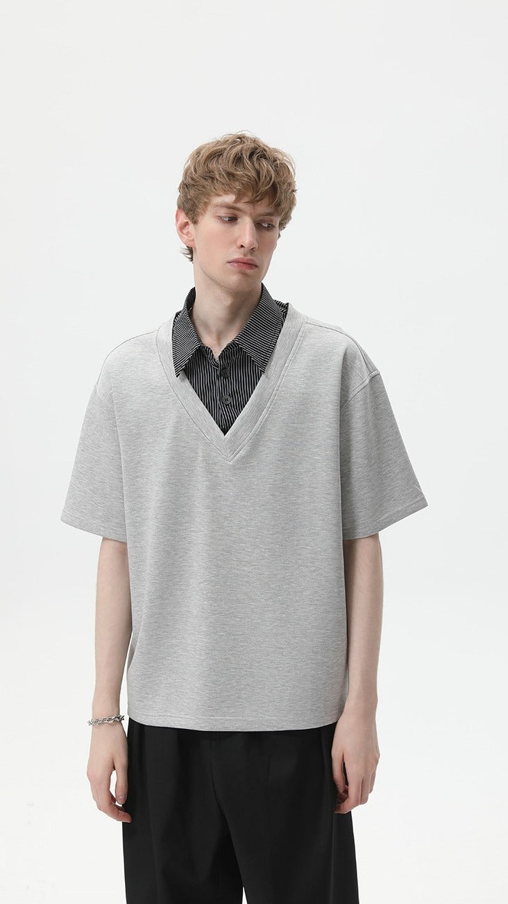 Campus Revival V-Neck Tee