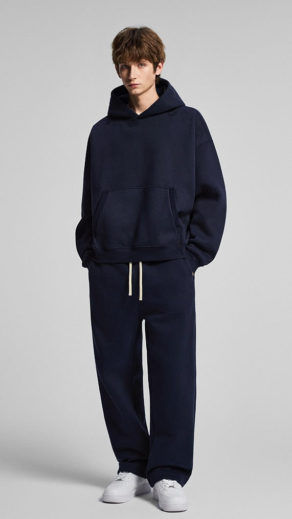 Navy Urban Boxy Hoodie