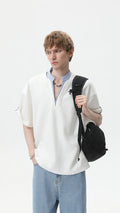 Layered Stripe V-Neck Tee