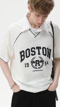 Varsity Layer V-Neck Tee