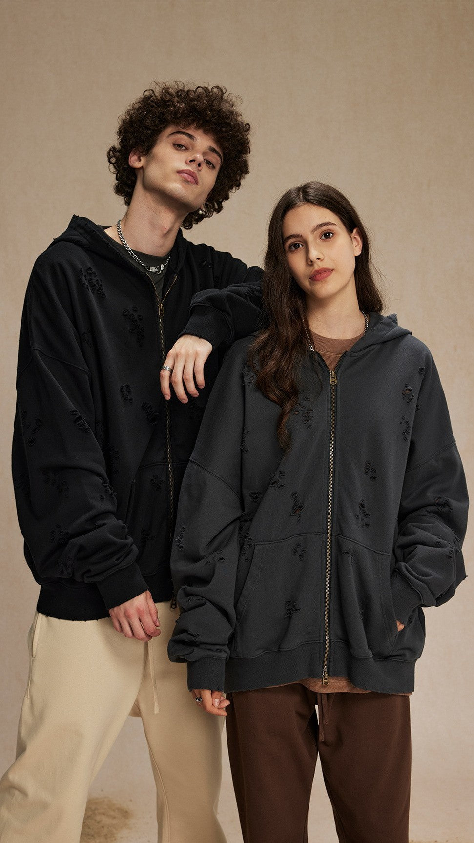 Iron Fade Zip Hoodie