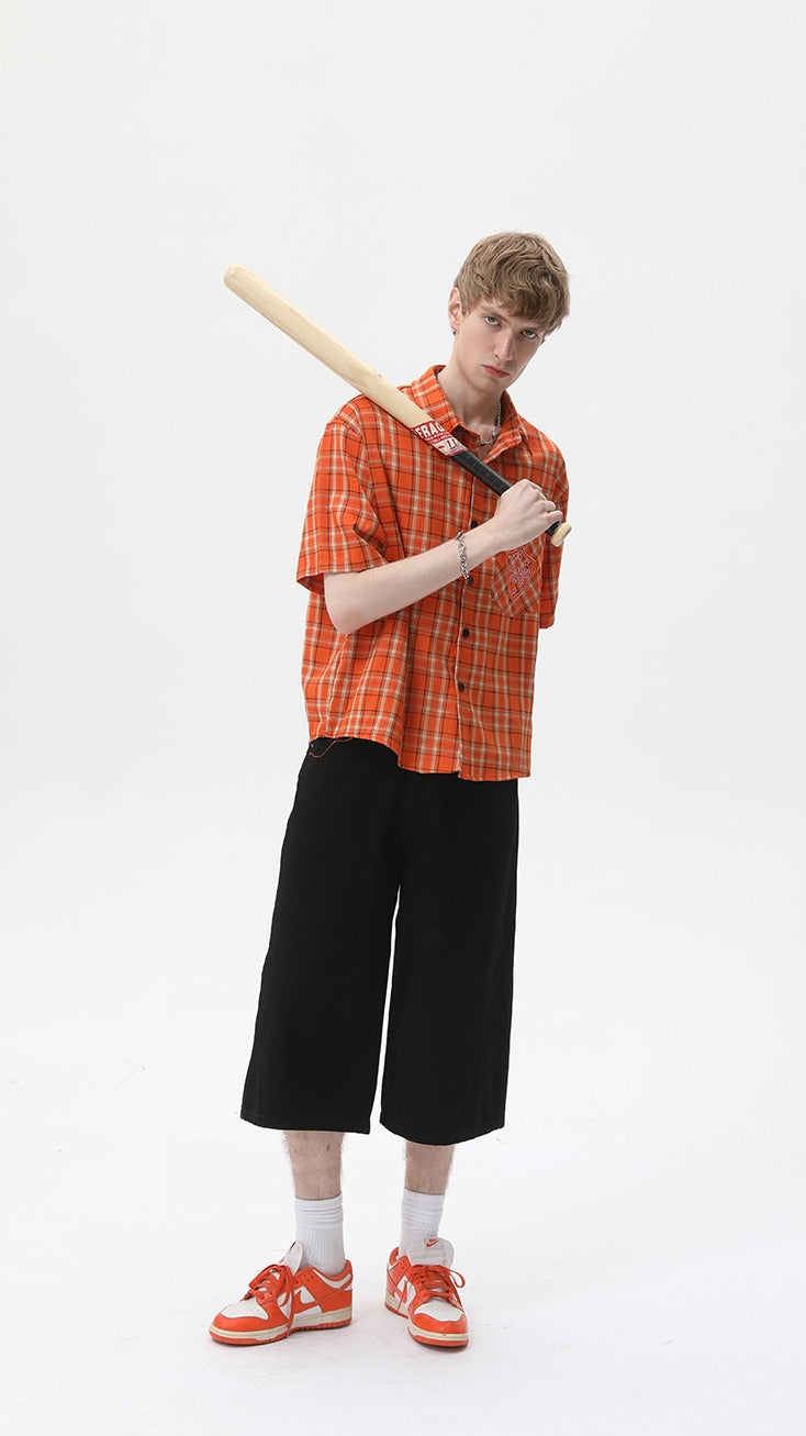Sunset Pulse Plaid Shirt