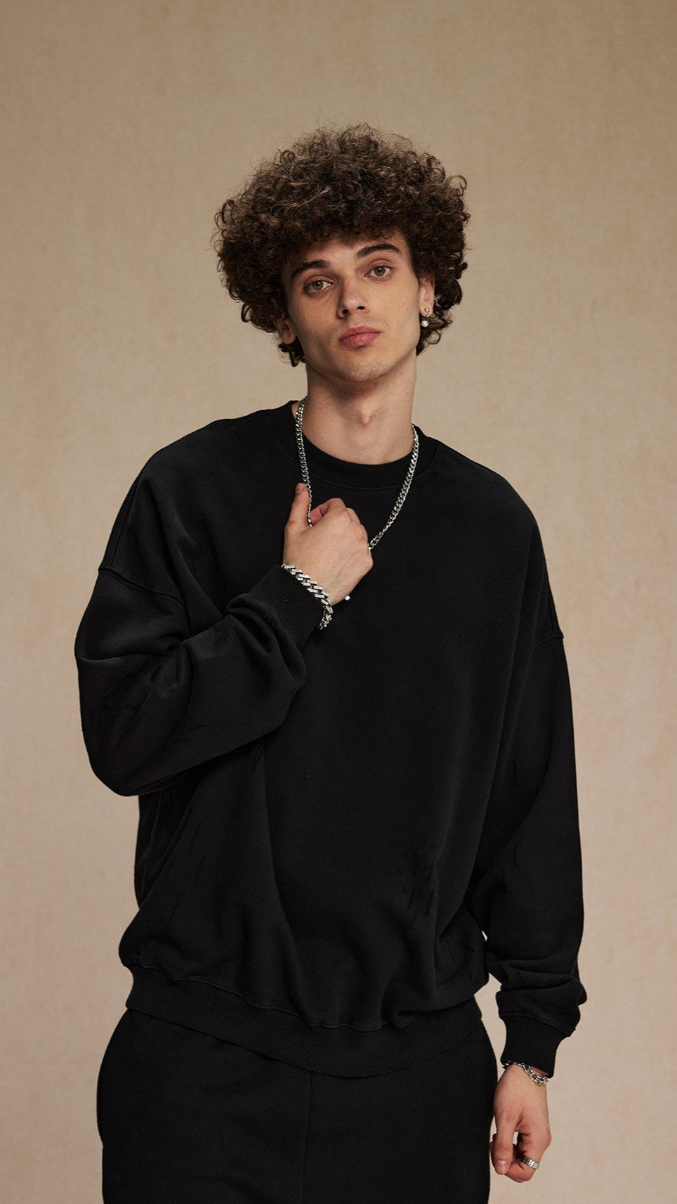 Rough Wash Crewneck