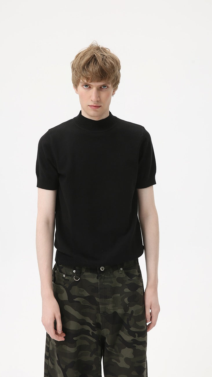 Heritage Crest Mockneck Tee