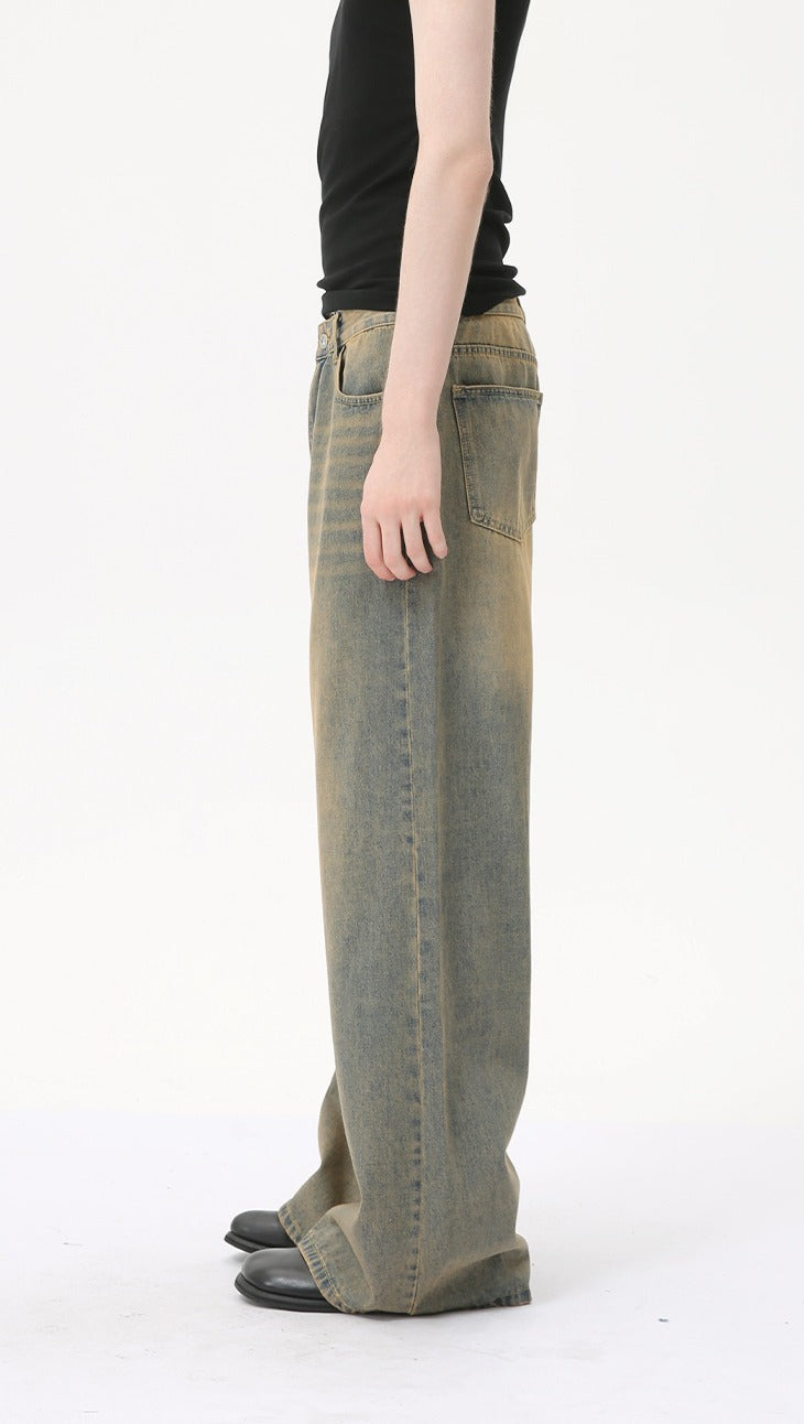 Hudson Vintage Wide-Leg Jeans