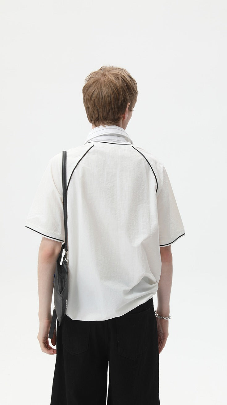 Varsity Layer V-Neck Tee