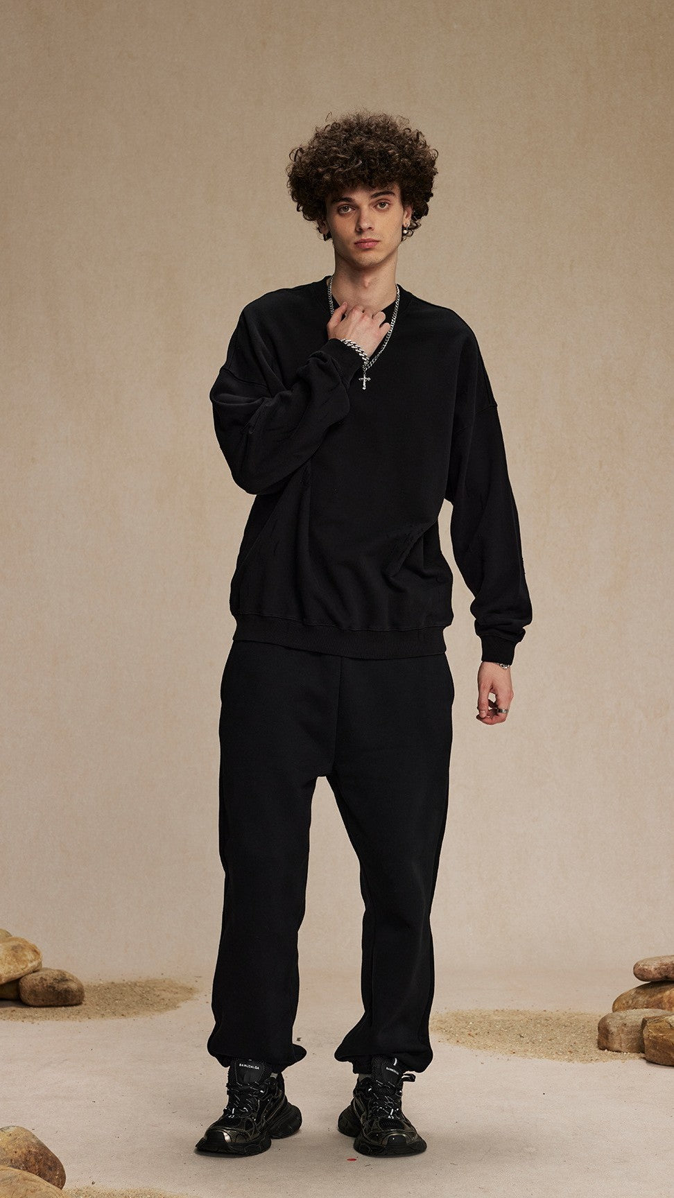 Rough Wash Crewneck