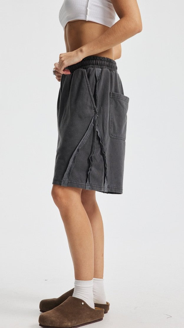Rivet Wash Stitch Shorts