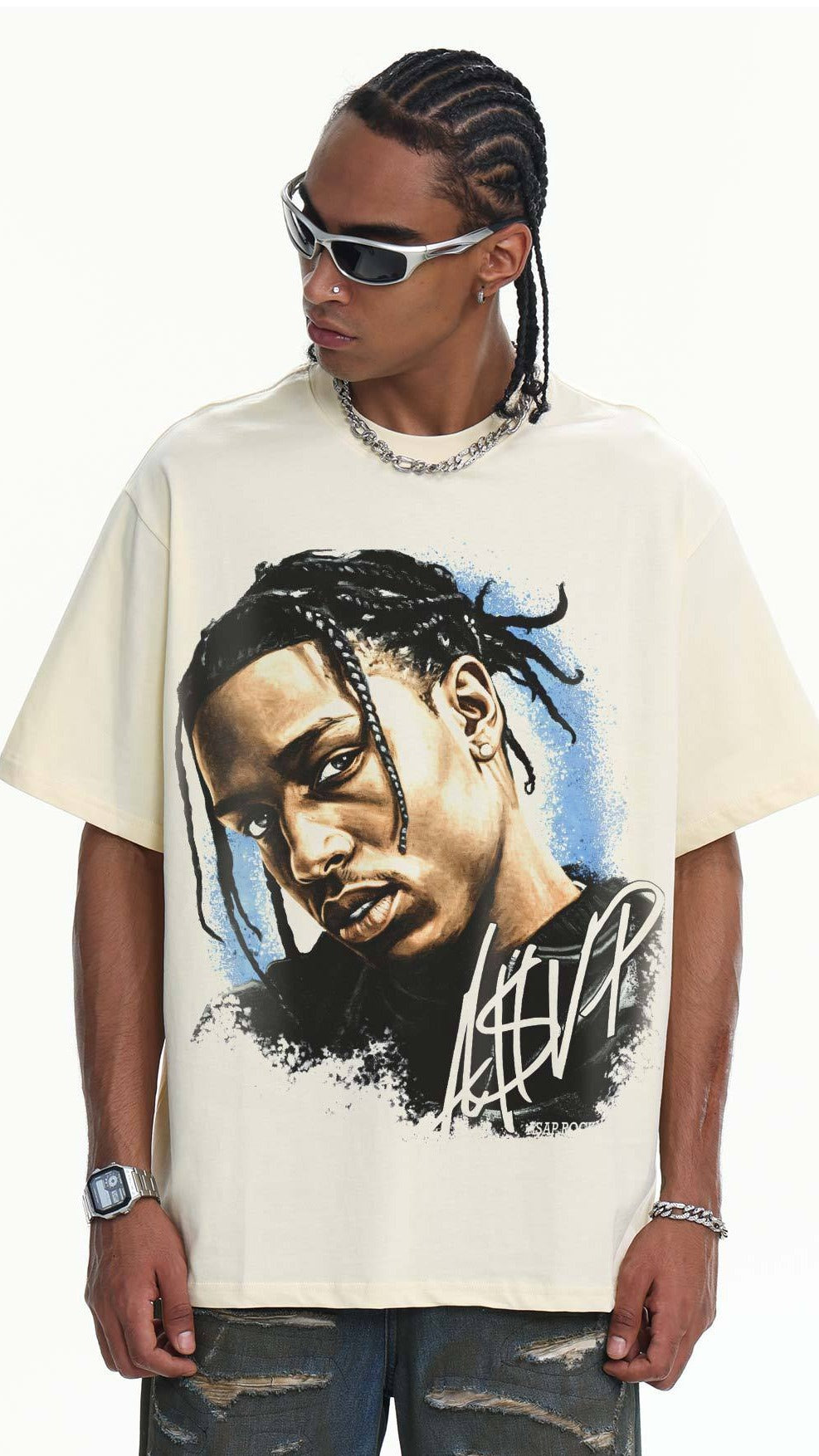 Rocky Street Portrait Tee