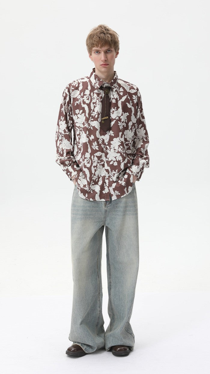 Ironfade Wide-Leg Denim