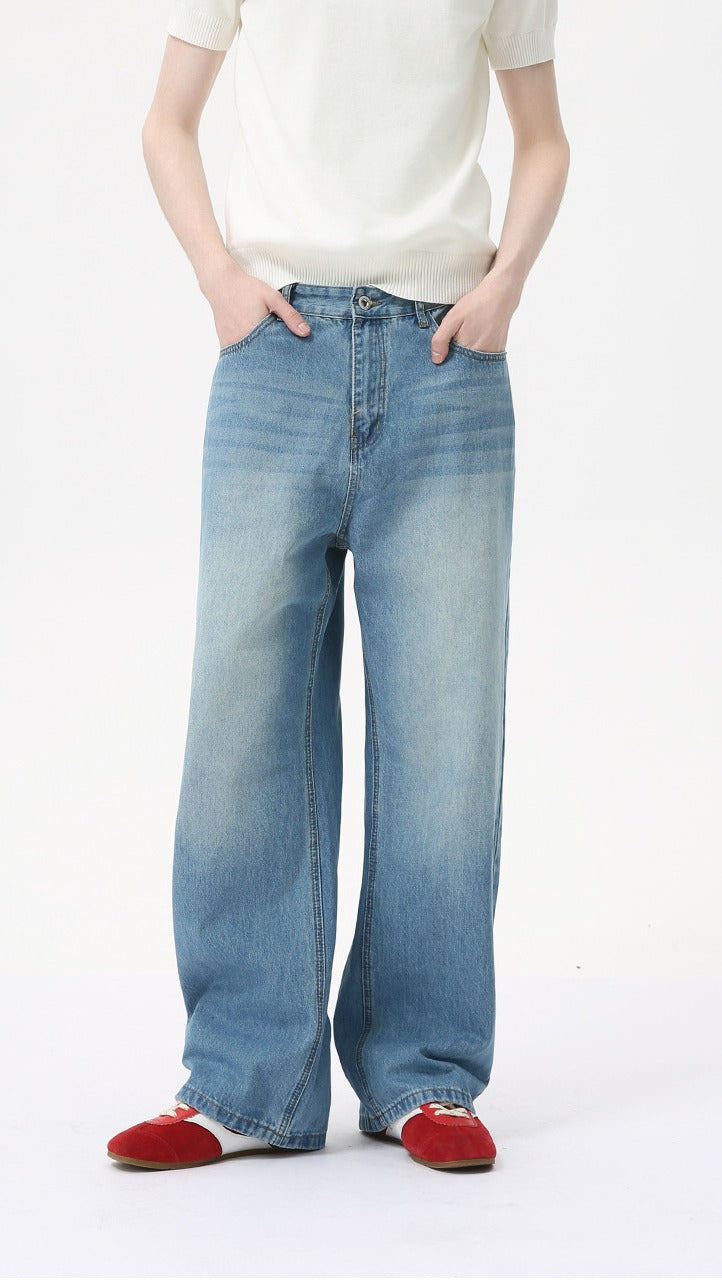 Heritage Street Wide-Leg Jeans