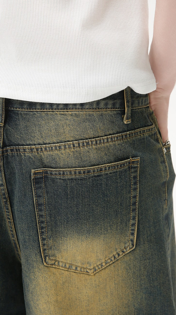 Heritage Fade Denim Shorts