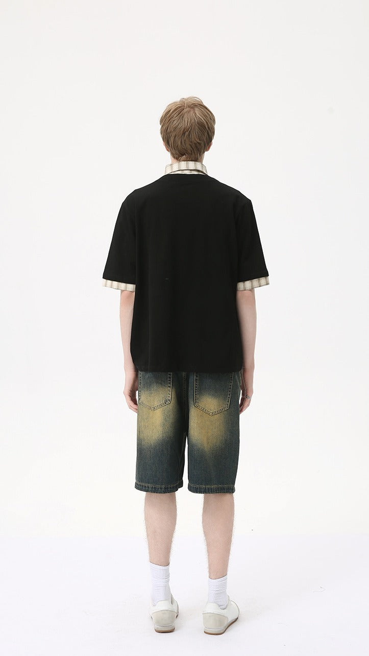 Premium - Seoul Edge Layered V Tee